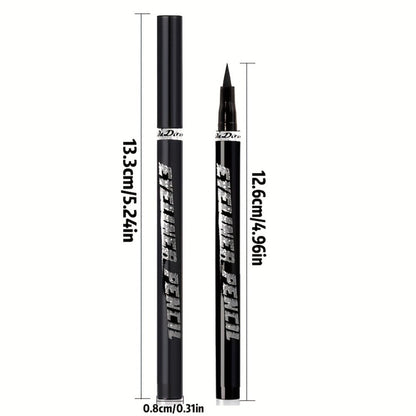 Colored Eyeliner Pencil Set with Six Shades in Blue, Purple, Green, Pink, Black and Gold-Tone Looks