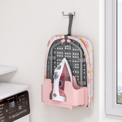 Tabletop Ironing Board with Iron Holder - Compact Portable Mini Ironing Board with Feet, Heat Resistant Cover