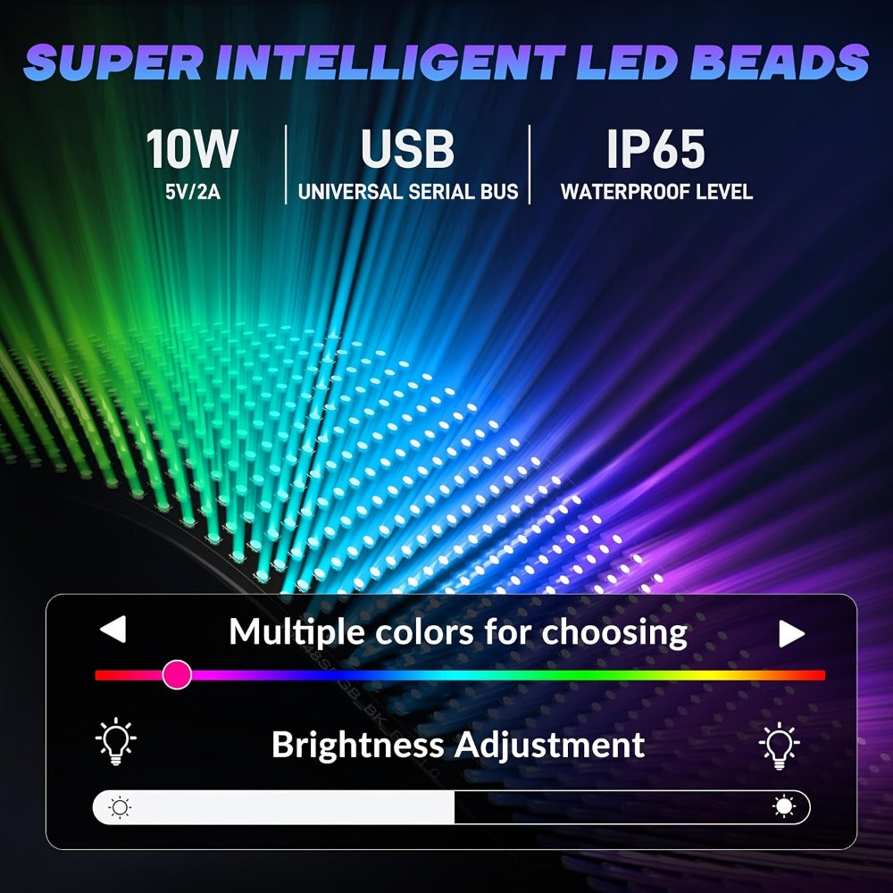 LED Scrolling Sign App Controlled Flexible LED Matrix Display Panel Programmable Animated for Entryways, Bedrooms and Living Spaces