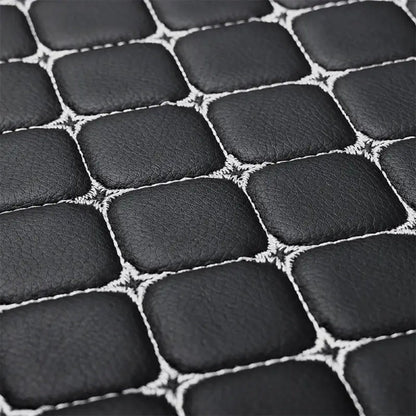 Car Seat Cover Rear Bench Protector with Source-Listed Water-Resistant Surface in Black or Red