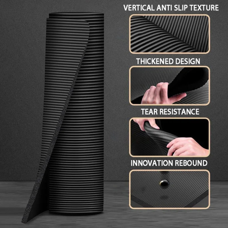 Extra Thick Yoga Mat 20mm – Extra Long 79 x 35 Inch Non-Slip Exercise Mat for Men, High-Density Cushioning for Pilates, Fitness