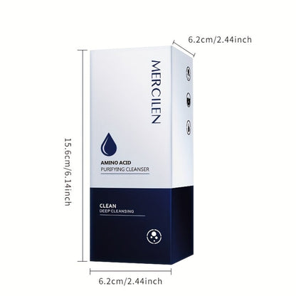 Gentle Purifying Amino Acid Face Wash, Foam Cleanser for All Skin Types, Deep Cleanse Without Stripping Moisture Barrier