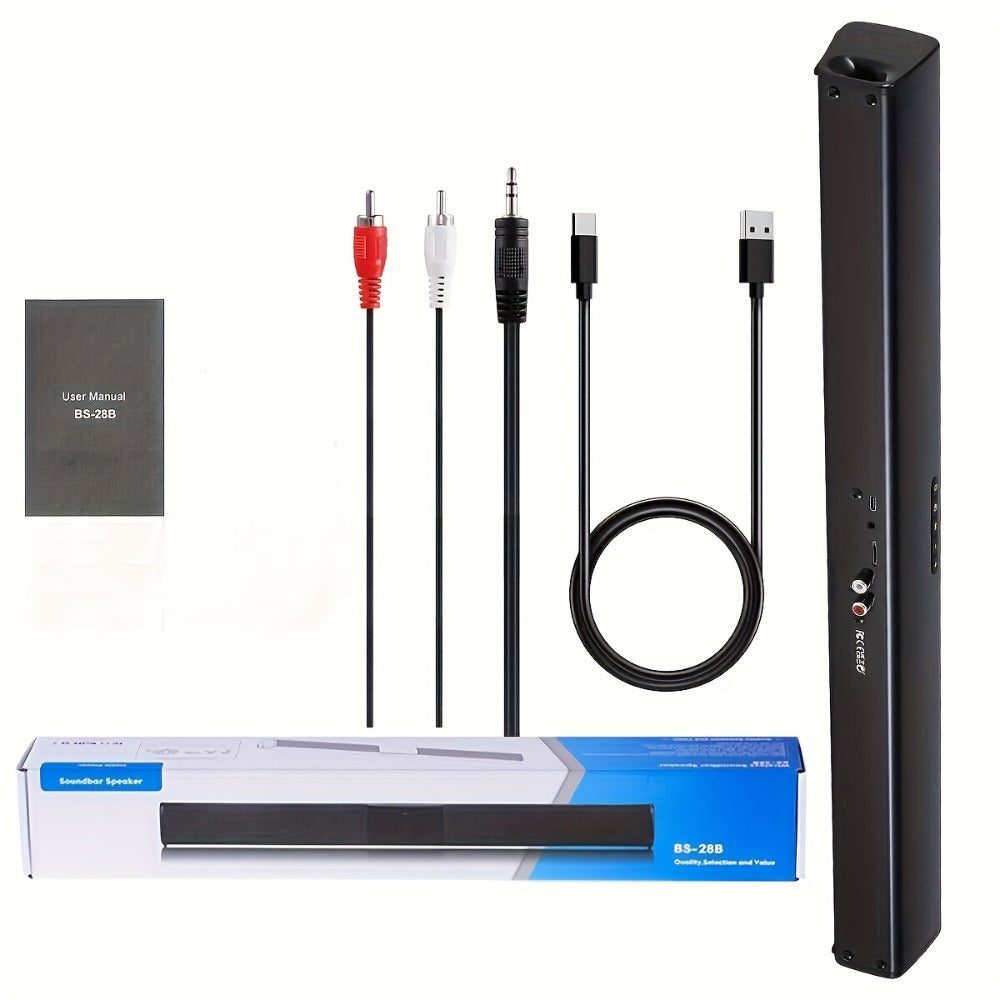 5.1 Surround Sound Soundbar for Smart TV, 21.7" Wireless Bluetooth 5.0 Home Theater Speaker System