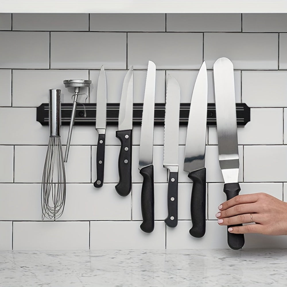 Magnetic Knife Holder Wall Mount 20 Inch – Strong Magnetic Knife Bar Strip for Kitchen, Space-Saving Knife Rack for Knives