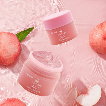Lip Care Set 3pcs – Lip Mask, Lip Scrub Balm & Lip Brush Kit with Natural Ingredients for Deep Hydration, Exfoliation & Lip Color