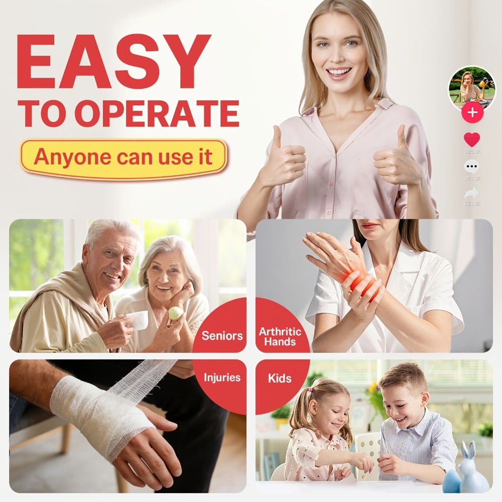 Automatic Can Opener Hands-Free | Electric Battery-Powered One-Touch Can Opener for All Can Sizes, Safe Smooth Edge