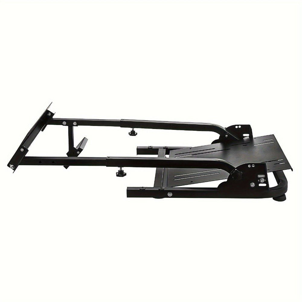 Racing Wheel Stand Height Adjustable 22"-30" Steel Driving Simulator Cockpit, Compatible with Logitech G25 G27 G29 G920