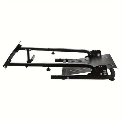 Racing Wheel Stand Height Adjustable 22"-30" Steel Driving Simulator Cockpit, Compatible with Logitech G25 G27 G29 G920