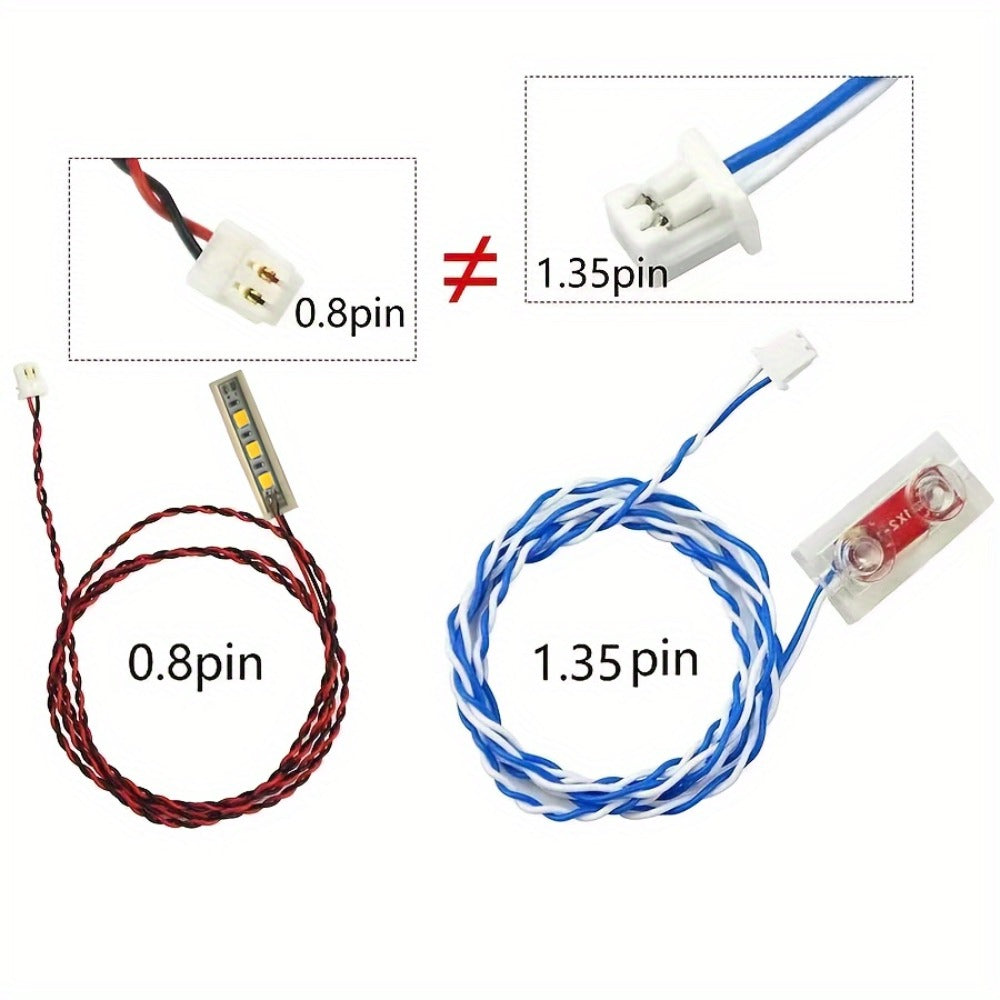 USB Cable for Building Block LED Lighting Kit 30cm & 50cm, DIY Brick Light Power Cable Compatible with LEGO & Standard Building Sets