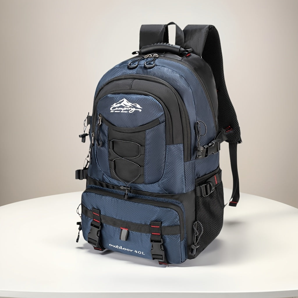 40 L Outdoor Backpack with Pictured 50 x 31 x 25 cm Size, Multi-Pocket Layout and Four Colors
