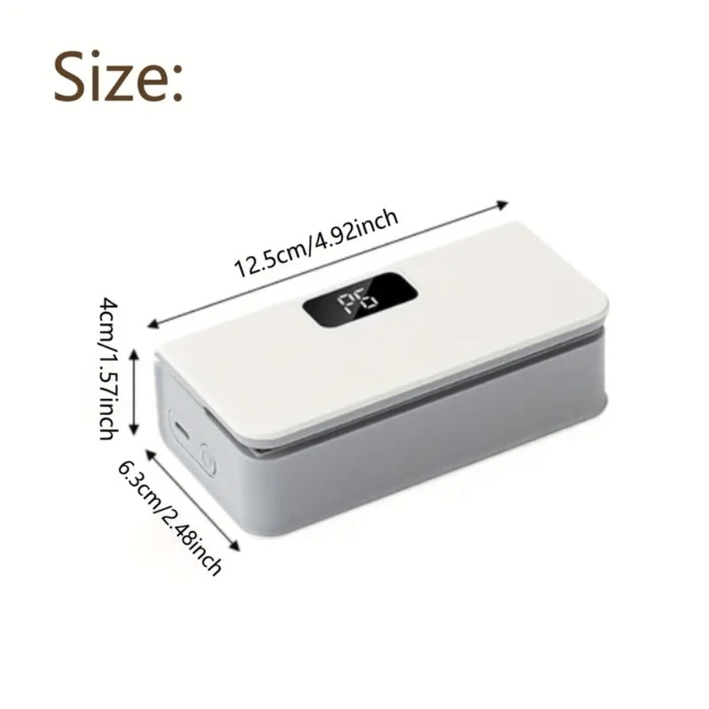 Portable Mini Bag Sealer USB Rechargeable, Handheld Food Sealer with Built-In Cutter for Fruits, Vegetables