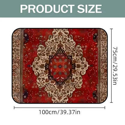 Car Trunk Mat Cargo Liner – Waterproof Non-Slip Trunk Floor Mat with Pattern Designs to Protect Vehicle Interior from Dirt
