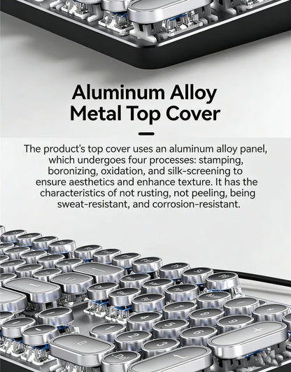 Hot-Swappable Mechanical Keyboard and Mouse Combo 34 Lighting Effects True Mechanical Blue for an Everyday Personal Care Routine
