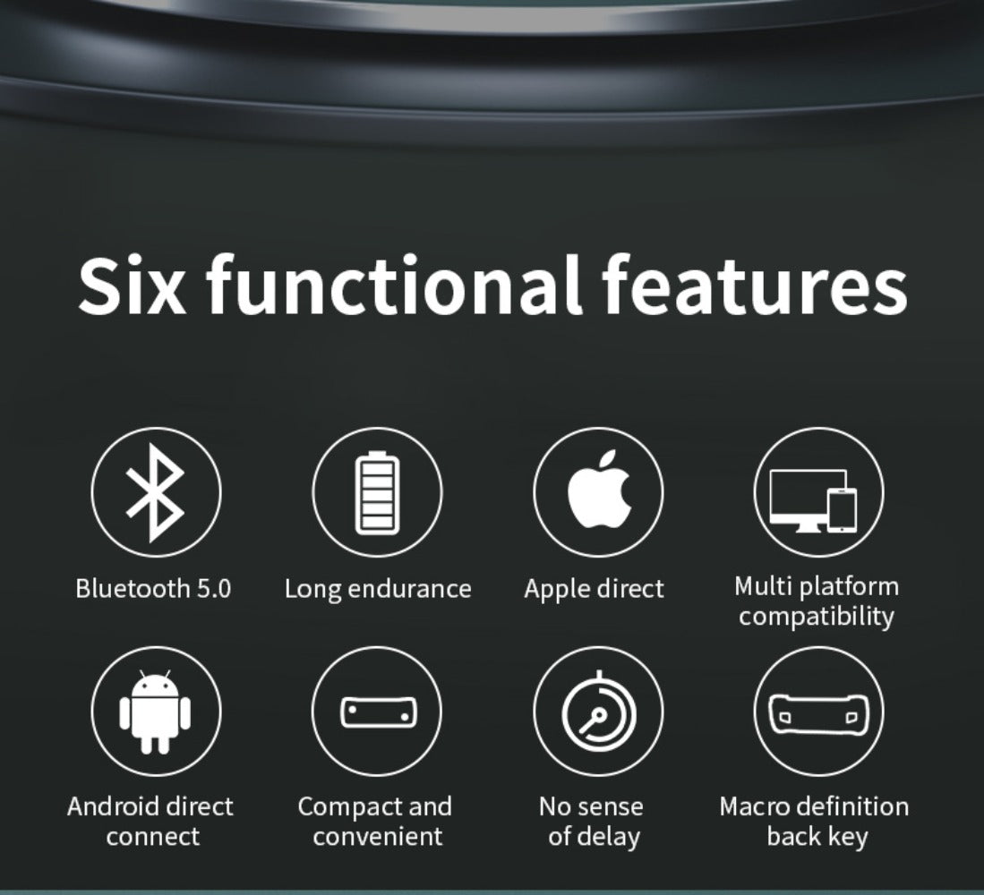 Expandable Mobile Game Controller D3 Joystick with M2 Aim-Assist, Plug & Play for Android iOS HarmonyOS