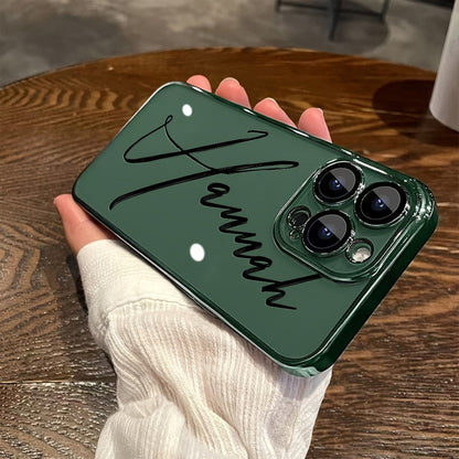 Custom Name Calligraphy Phone Case Personalized Transparent DIY Gift for iPhone for an Everyday Personal Care Routine