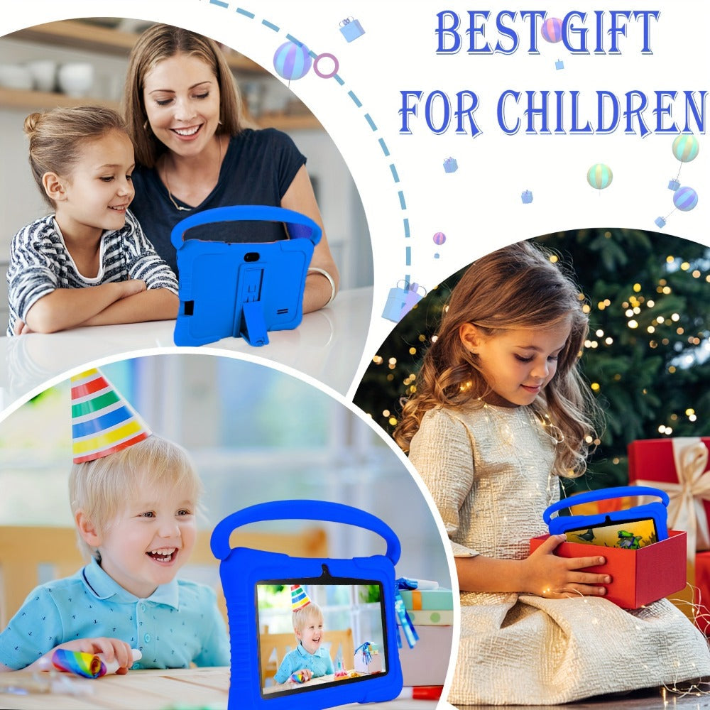 Kids Tablet 7 Inch with 2GB RAM, 16GB or 32GB Built-In Storage, 1TB Expansion Support and Silicone Case