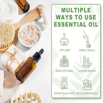 Essential Oil for Diffuser, Patchouli Earthy Woody Aroma in 52ml Bottle for Diluted Topical, Diffuser and Humidifier Use