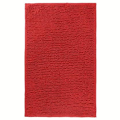 Chenille Bath Rug Extra Thick Bathroom Mat, Multiple Sizes & Colors for Entryways, Bedrooms and Living Spaces