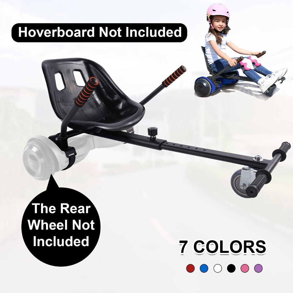Hoverboard Go Kart Seat Attachment Buggy Conversion Kit 6.5-10 Inch with the Listed Color, Size or Set Options for Everyday Use