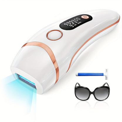 IPL Hair Removal Device for Women & Men, 999, 000 Flashes Permanent Hair Remover with 3 Functions (HR/SC/RA)
