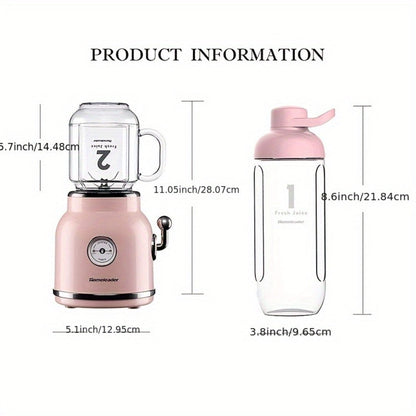 Personal Blender for Smoothies & Shakes - 20.3 oz Tritan Travel Cup with Lid, Portable Single Serve Smoothie Blender