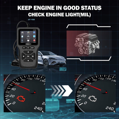 OBD2 Scanner Diagnostic Tool with 35, 901 DTC Library, Check Engine Code Reader, Live Data & Battery Test for 1996+ Cars