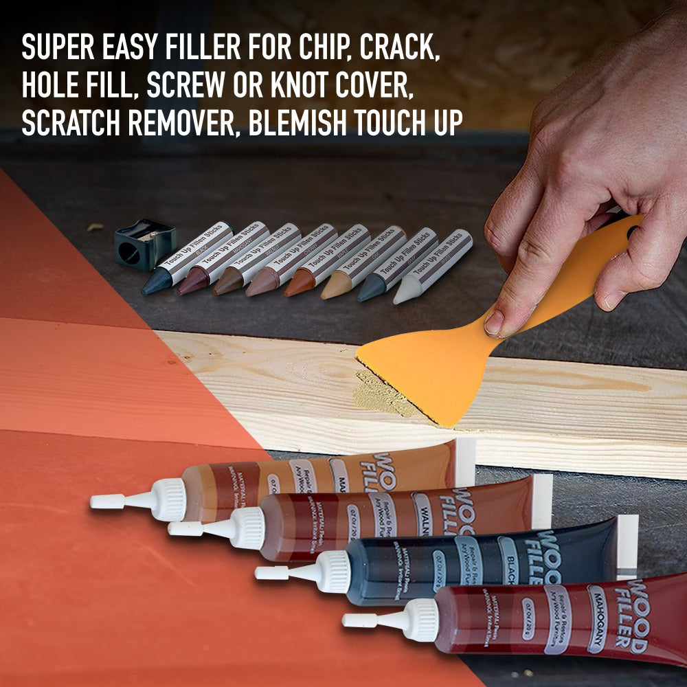 Wood Scratch Kit Furniture Touch Up Markers Scratch Stain Pens for Wood Furniture Tables for Entryways, Bedrooms and Living Spaces