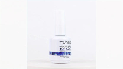 No-Wipe Gel Top Coat 2-Pack Diamond Shine High Gloss – LED Soak-Off Nail Sealer, Long-Lasting Scratch-Resistant Crystal Clear Finish