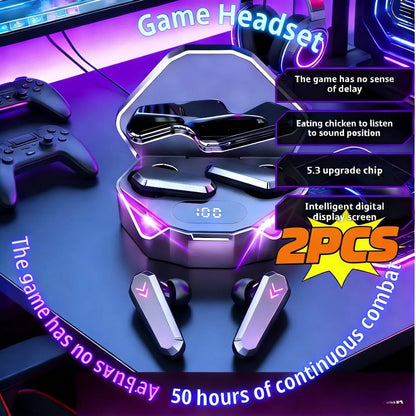 Gaming Headset Bundle Set Glowing LED Headphones Bluetooth Speaker Wireless Earbuds Surround for an Everyday Personal Care Routine