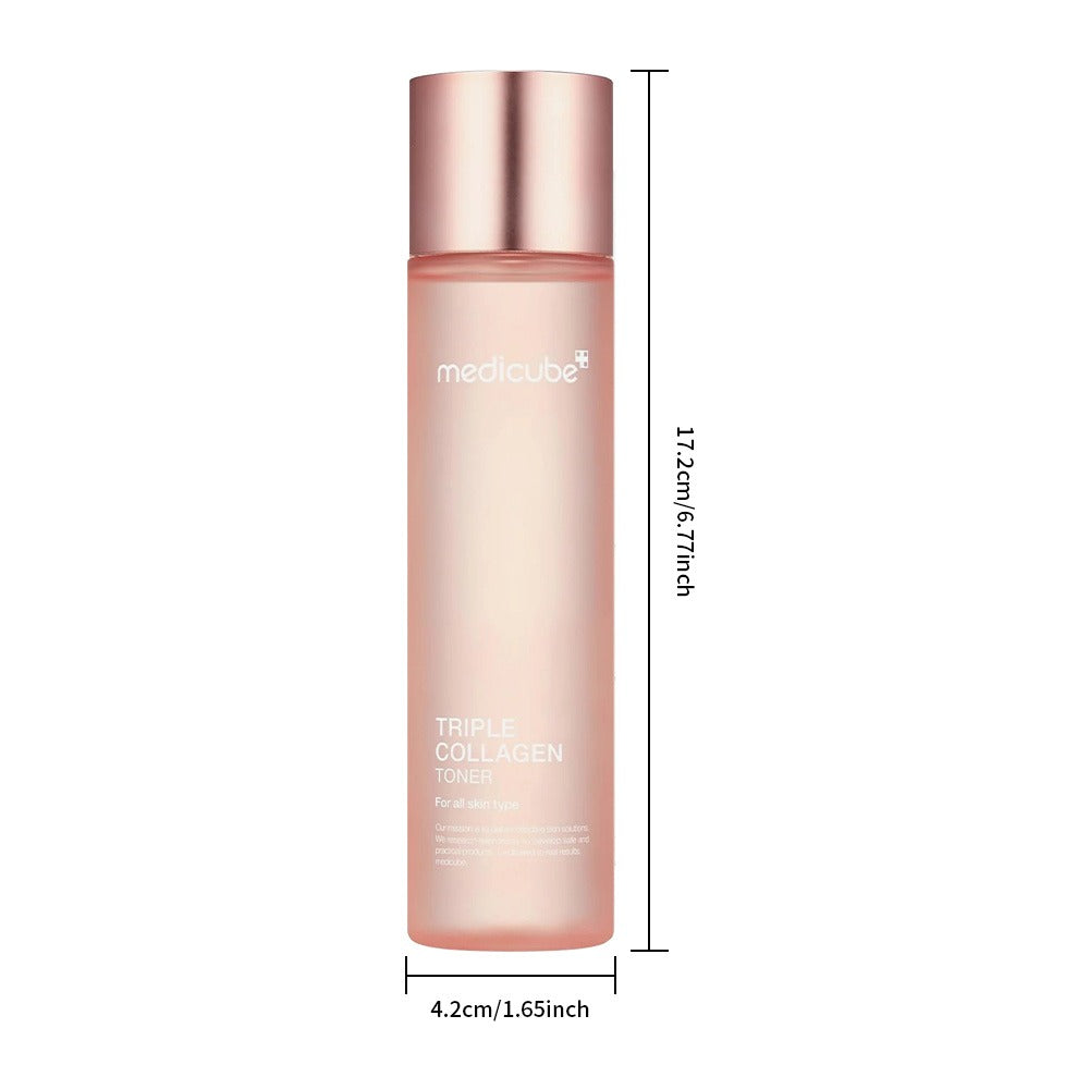 Collagen Face Toner 140ml Triple Collagen Deep Hydration Plumping Toner with Hyaluronic Acid for Bath Time, Home Spa and Personal Care