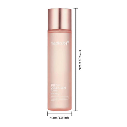 Collagen Face Toner 140ml Triple Collagen Deep Hydration Plumping Toner with Hyaluronic Acid for Bath Time, Home Spa and Personal Care
