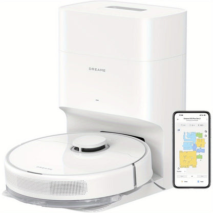 Dreame D10 Plus Gen 2 Self-Emptying Robot Vacuum & Mop Refurbished, 6000Pa Suction, 90-Day Base, LiDAR Navigation