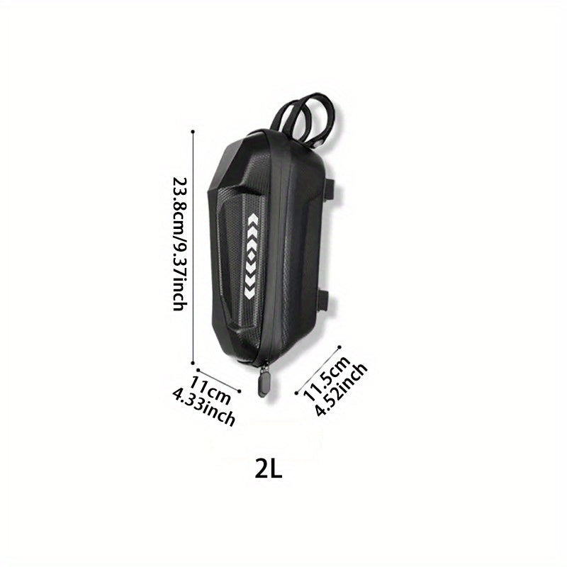 Electric Scooter Handlebar Bag Front Storage 2L Large Capacity – Portable Waterproof Handlebar Pouch for Phone, Wallet & Essentials