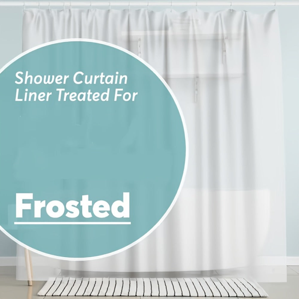 Clear Shower Curtain PEVA 8G Rust Proof Grommets 72x72 Inch – Premium Transparent Waterproof Modern Bathroom Curtain | Single or Set 2 |