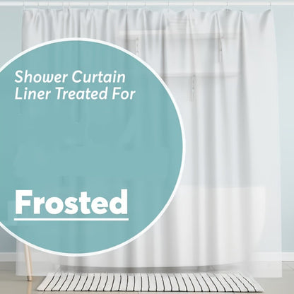 Clear Shower Curtain PEVA 8G Rust Proof Grommets 72x72 Inch – Premium Transparent Waterproof Modern Bathroom Curtain | Single or Set 2 |