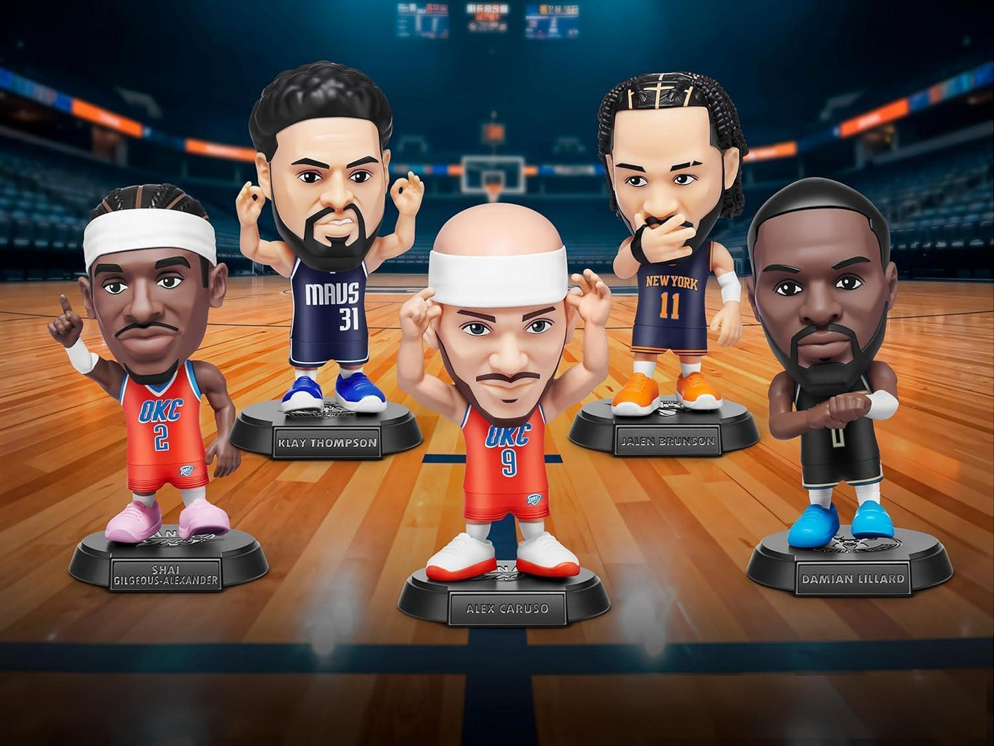 NBA Ballers Mystery Capsule Figurine Series 1 by ZURU, Surprise Unboxing Mini NBA Player Collectible Toy for Boys