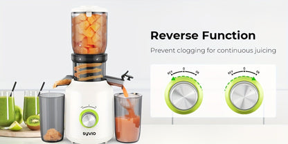 Centrifugal Juicer with 4.3-Inch Wide Feed Chute - 3-Speed Electric Juicer Machine for Whole Fruits & Vegetables