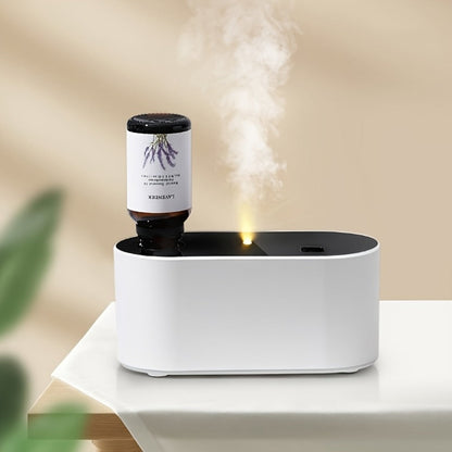 Essential Oil Diffuser Waterless Aroma Diffuser, USB Mini Humidifier, 3 Misting Modes, Color LED Lights