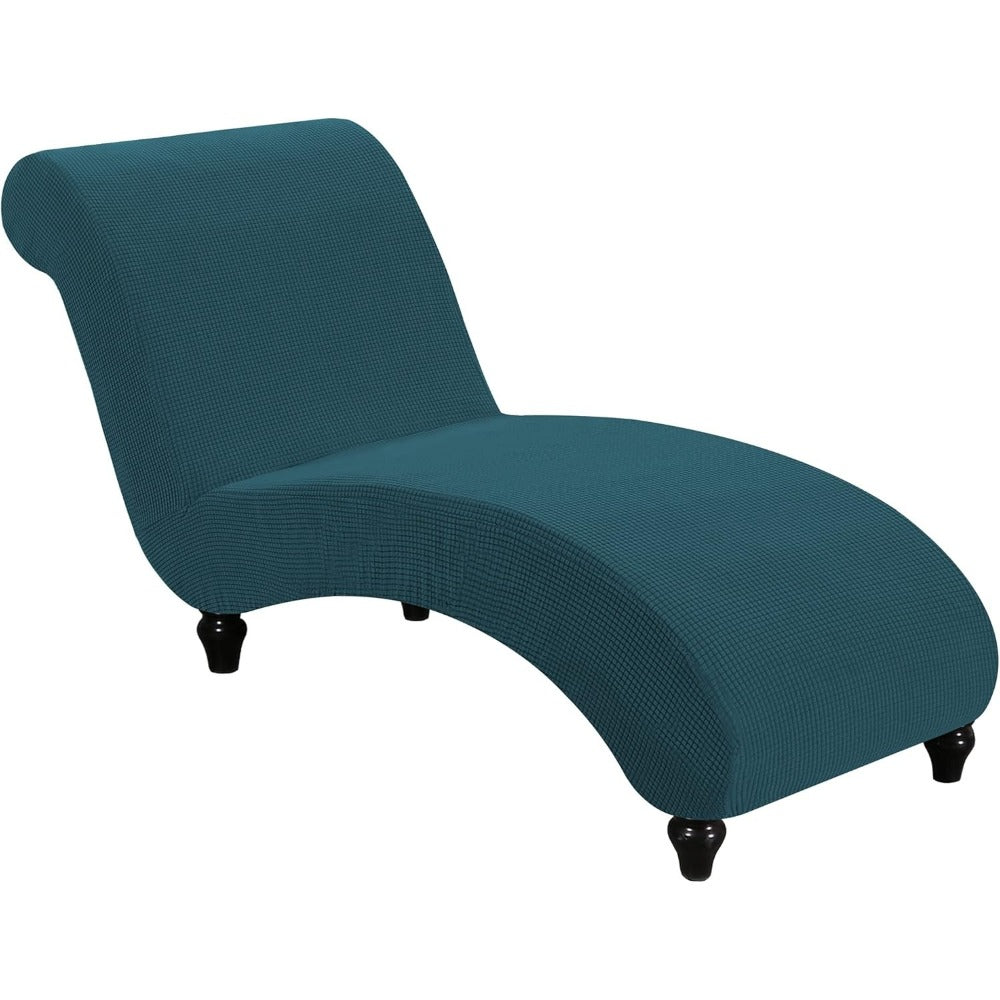 Chaise Lounge Cover Stretch Slipcover Jacquard Fabric Chair Sofa Protector for Living Room Bedroom Multi-Color