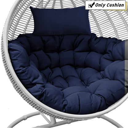 Chair Cushion shown in the Navy Blue option