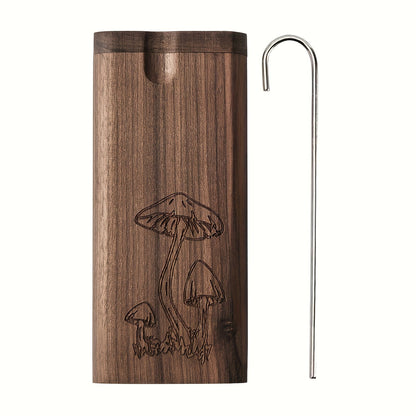 Cigarette Case - Wooden for Men Engraved Storage Box, Slim Portable Holder, Perfect - product detail view 17