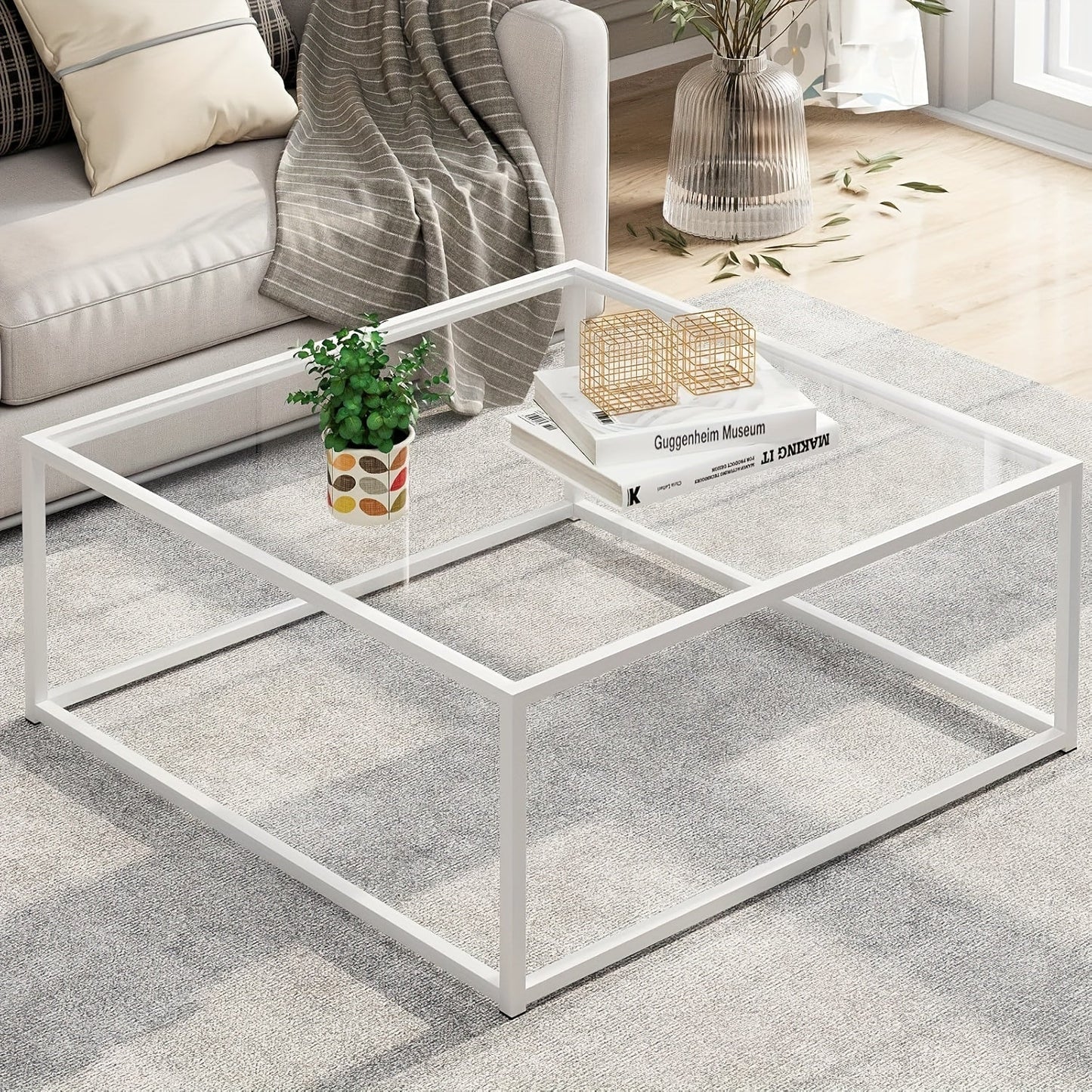 Coffee Tables shown in the White option