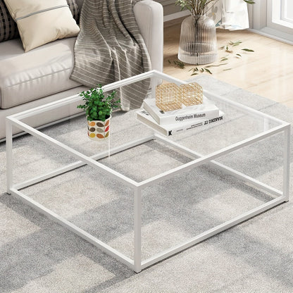 Coffee Tables shown in the White option