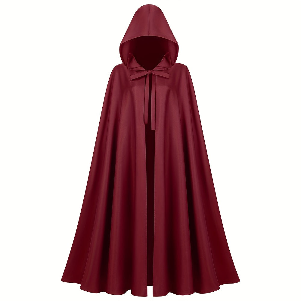 Cloaks & Capes - Hooded Cloak for Women Medieval Renaissance Witch Cape Full Length Gothic - product detail view 12
