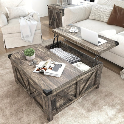 Coffee Table, Living Room Coffee Table for Work, Display, and Everyday Use detail image - detail view 7