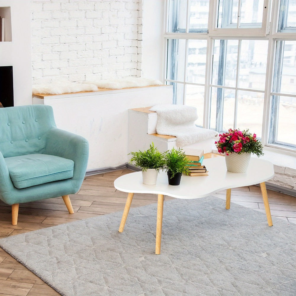 Coffee Table, Modern Accent Table for Work, Display, and Everyday Use detail image - detail view 5