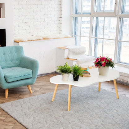 Coffee Table, Modern Accent Table for Work, Display, and Everyday Use detail image - detail view 5