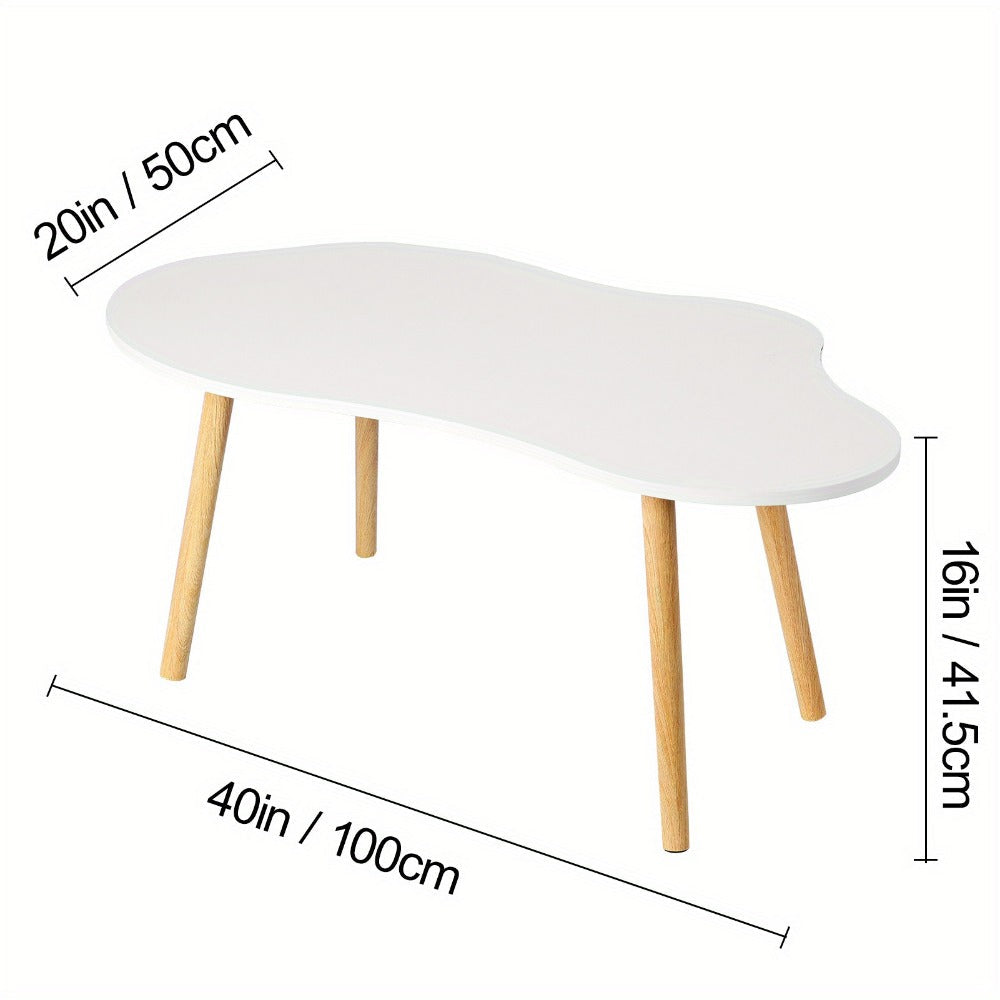Coffee Table, Modern Accent Table for Work, Display, and Everyday Use detail image - detail view 7