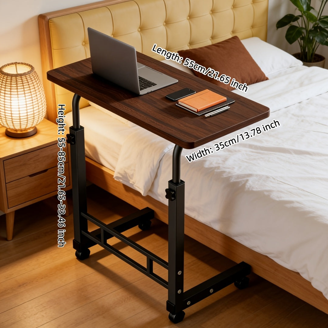 Computer Desk shown in the 4 wheels single layer soft col option