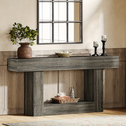 Console Table shown in the Grey option